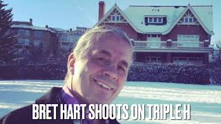 BRET HART SHOOTS ON TRIPLE H [upl. by Assyn]