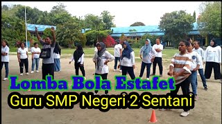 🔵 Lomba Bola Estafet Guru SMP Negeri 2 Sentani [upl. by Kenney806]