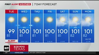 Heat advisories expected most of the week for North Texas [upl. by Ludewig]