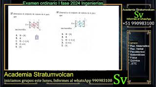 Examen ordinario UNSA I fase 2024 ingenierías [upl. by Joni]