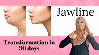 Jawline Transformation in 30 Days  Double Chin Exercises  by FOCUZ [upl. by Goddart]