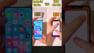 Android 120Hz vs Apple 60Hz Speed Test [upl. by Jeremie]