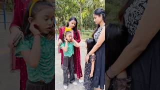 Prisha ko gira diya😢😰prishaandmom thegeetagurjar trending viralvideo shorts [upl. by Atir]