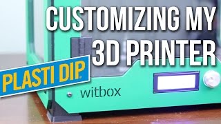 Customizing my 3D Printer with Plasti Dip  Dipping my 3D Printer [upl. by Giaimo931]