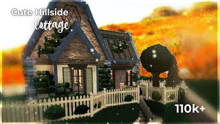 Cute Hillside Cottage 110k  Roblox Bloxburg [upl. by Estren274]