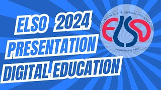 ELSO 2024 Digital ECMO Education Abstract Presentation [upl. by Teresa612]