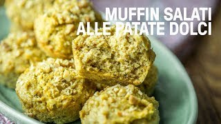 Muffin vegani salati alle patate dolci [upl. by Worrell348]