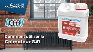 Comment utiliser le colmateur microfuites G41 de Geb [upl. by Einned]