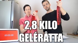 Vi Äter en JÄTTEGeleråtta 28 Kilo  9000 Kcal [upl. by Aynatahs]