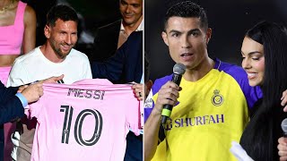 Cristiano Ronaldo talks DOWN Lionel Messi’s move to MLS [upl. by Beaumont]