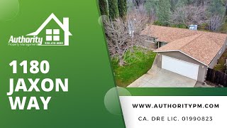 1180 Jaxon Way Offered By Authority Property Management Redding CA [upl. by Phaih527]