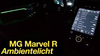 MG Marvel R Ambientelicht 4K  Autophorie Extra [upl. by Ellennod]