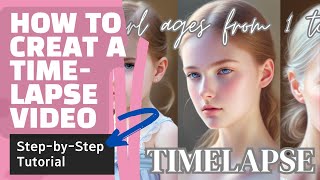 How to make a timelapse video  TimeLapse Transformation Aging with AI [upl. by Lot253]