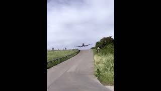 Airplane Lands Too Early At St Barts Airport [upl. by Ahsilram178]