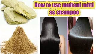 How to Use Multani MittiFullers earth for headwash l Natural hair cleanser l 100 chemical free [upl. by Broderic816]