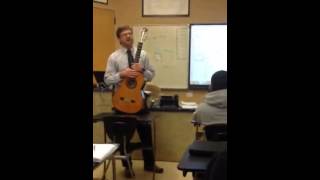 Quadratic Formula song with Mr Quigley at CBCHS [upl. by Amir]