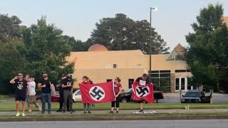 Gov Kemp Georgia leaders weigh in on Nazi protest outside Cobb County synagogue [upl. by Zoubek661]