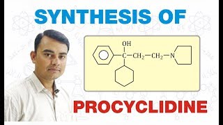 SYNTHESIS OF PROCYCLIDINE  MEDICINAL CHEMISTRY  GPAT2020  BPHARM4TH SEM [upl. by Stagg910]