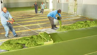 Primitive Technique They Use to Produce Millions of Olive Soap Bars [upl. by Newkirk]