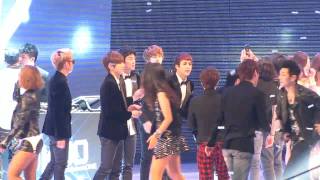 MAMA 2011  BEAST Focus DJ KOO  Music Is OneEnding FANCAM [upl. by Aitahs]