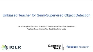 ICLR 2021 Unbiased Teacher for SemiSupervised Object Detection [upl. by Geffner]