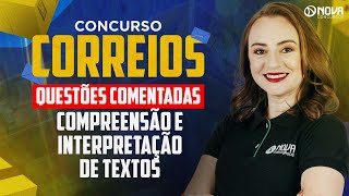 CONCURSO CORREIOS NÍVEL MÉDIO 2024 COMPREENSÃO E INTERPRETAÇÃO DE TEXTOS [upl. by Debbi]