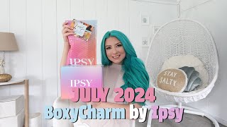 JULY 2024 BOXYCHARM BY IPSY UNBOXING IPSY UNBOXING JULY 2024 [upl. by Irita677]