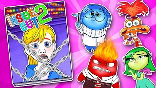 Making INSIDE OUT 2 Game Book  Riley Squishy  ASMR  Embarrassment Squishy  INTENSAMENTE 2 [upl. by Uriah]