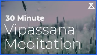 30 Minute Guided Vipassana Meditation [upl. by Adiazteb]