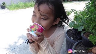 Lifia Niala Telepon Kaleng Nyam Nyam BEKAS jadi MAINAN 👍Anak Kecil Kreatif Membuat Alat Komunikasi [upl. by Rentschler901]