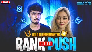 🔴LIVE🔴 Grandmaster Rank Push with kusum YT freefireliveshortsfeed [upl. by Yrrum631]