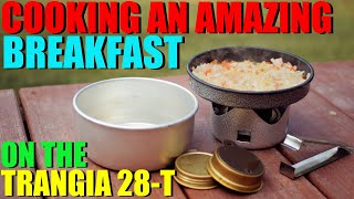 Mini But MIGHTY  AWESOME Breakfast on the Trangia Mini Trangia 28T [upl. by Collie]