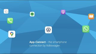 How to use your Smartphone Apps in Your Vehicle with AppConnect  Volkswagen [upl. by Dnalyaw]