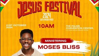 MOSES BLISS LIVE AT JESUS FESTIVAL GHANA 🇬🇭FULL MINISTRATION [upl. by Haiacim]