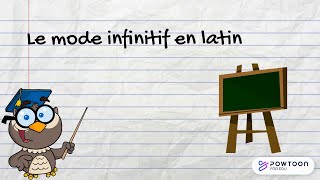 Le mode infinitif en latin [upl. by Jenness]