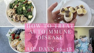 How to treat Autoimmune Disease  What I ate AIP Days 16 18 [upl. by Iblok]