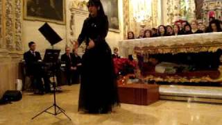 CHRISTMAS CONCERT  quotAdeste Fidelesquot by the Italian Soprano Lorella Tafuro [upl. by Sethi]