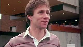 Eamonn Coghlan  Dublin Straight mile pre race interview  Nov 1983 [upl. by Annaerda979]