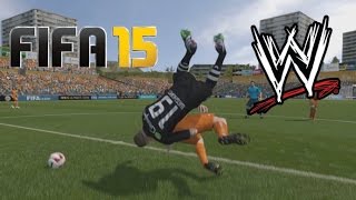 FIFA 15 Fails  With WWE Commentary 5 [upl. by Sherburne892]