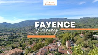 Fayence in the Provence Walking Tour  Picturesque Village  South of France [upl. by Veal]