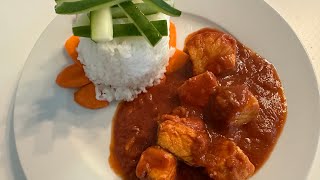 Soft Salmon Rice And Tomato Sauce [upl. by Justis]