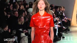 Lacoste Mercedes Benz Fashion Week Nueva York Otoño  invierno 20162017  Elle España [upl. by Bride]