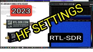 RTL SDR  HF SETTINGS   INSTALL amp TEST VIDEO [upl. by Groveman]