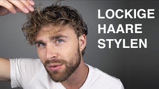 LOCKEN MACHEN MÄNNER ● Haarstyling TUTORIAL für Männer mit LOCKEN  DANIEL KORTE [upl. by Meibers36]