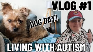 Dog Day amp A Movie  Living With Autism Vlog 1 [upl. by Sirkin453]