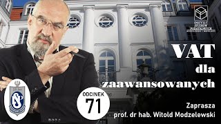 VAT Dla Zaawansowanych odwrotne obciążenie – epilog Odcinek 71 [upl. by Eerb]