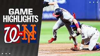 Nationals vs Mets Game Highlights 91724  MLB Highlights [upl. by Eniawtna]