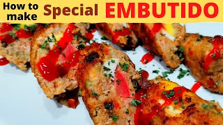 EMBUTIDO  SPECIAL PORK Embutido Recipe  EASY Filipino MEATLOAF  Pang NEGOSYO [upl. by Ordnazil]