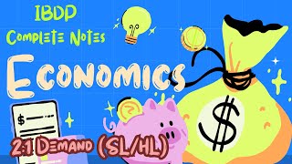 IBDP Economics 21 Demand SL amp HL Complete Notes [upl. by Banerjee918]