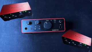 Focusrite Scarlett Solo 4th Gen Unboxing And Set Up On Mac [upl. by Smiga316]